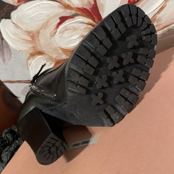 MiuMiu Leather Ankle Boots - Picture 15 of 15